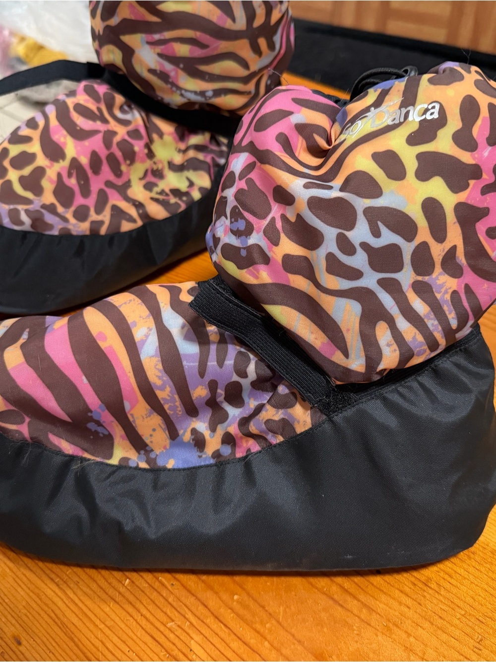 Bloch Kids Multicolor Animal-Print Slip-On Dance Boots